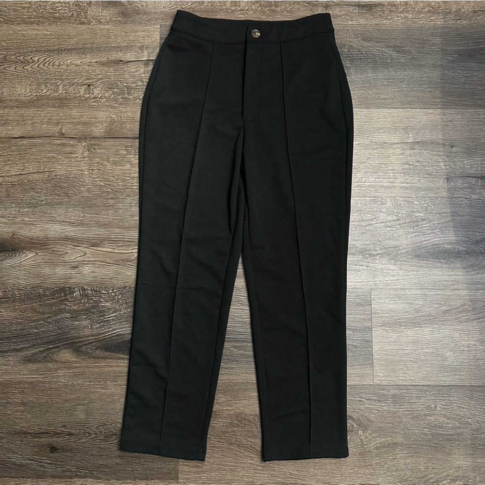 SHEIN Women's Elegant Black Dress Pants